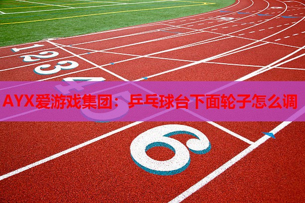 AYX爱游戏集团：乒乓球台下面轮子怎么调