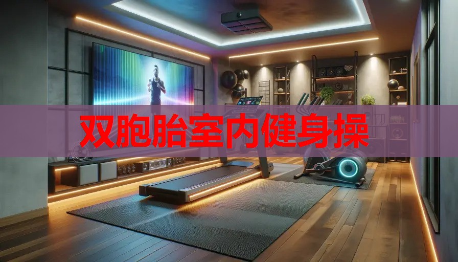 双胞胎室内健身操