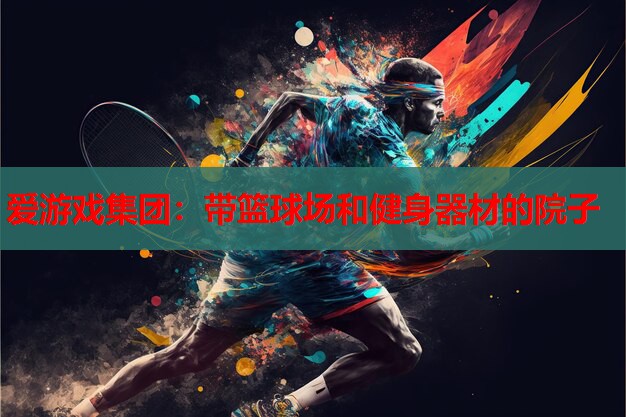 爱游戏集团：带篮球场和健身器材的院子