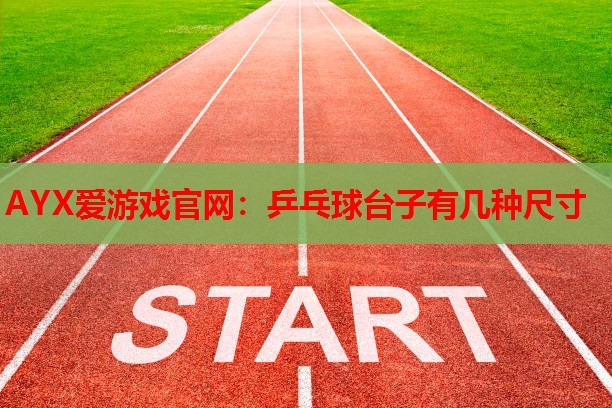 AYX爱游戏官网：乒乓球台子有几种尺寸