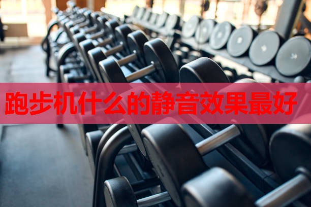 跑步机什么的静音效果最好
