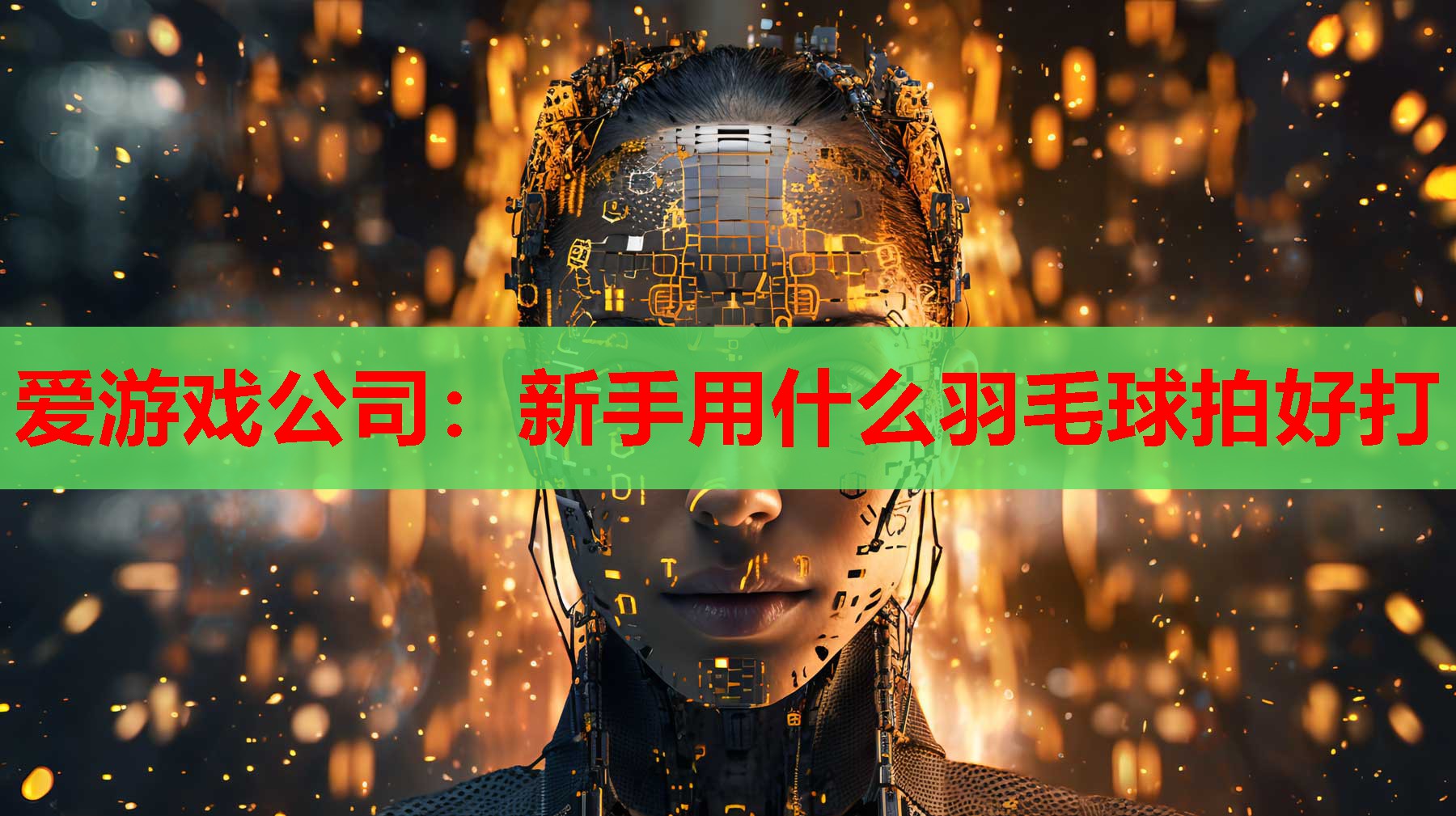 爱游戏公司：新手用什么羽毛球拍好打