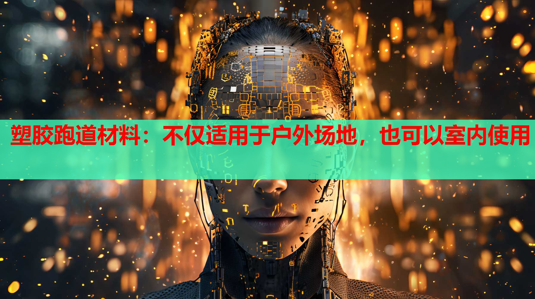 塑胶跑道材料：不仅适用于户外场地，也可以室内使用