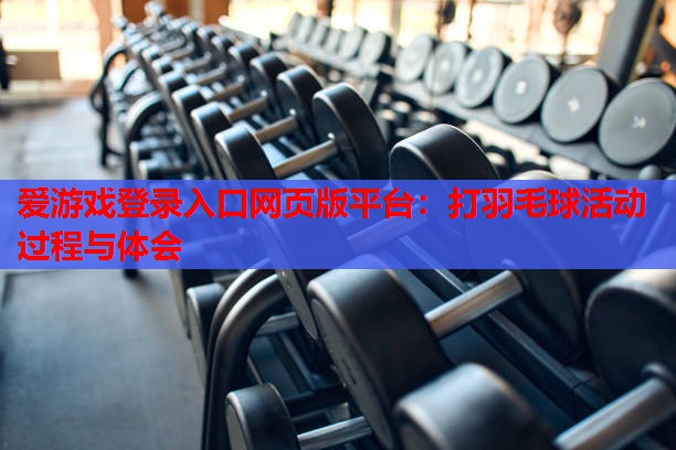 爱游戏登录入口网页版平台：打羽毛球活动过程与体会