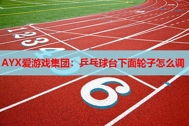 乒乓球台下面轮子怎么调 乒乓球台下面轮子怎么调