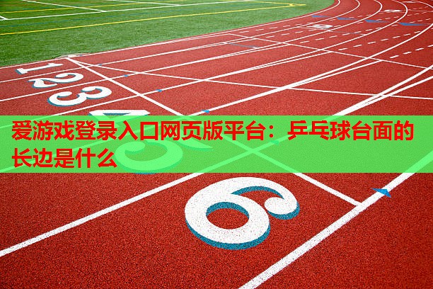 乒乓球台面的长边是什么 乒乓球台面的长边是什么