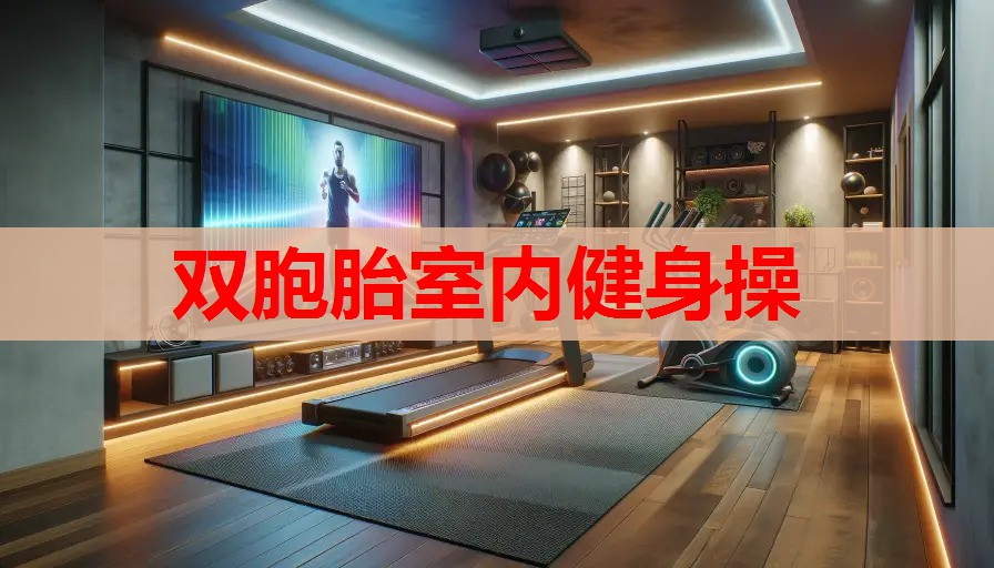 双胞胎室内健身操 双胞胎室内健身操