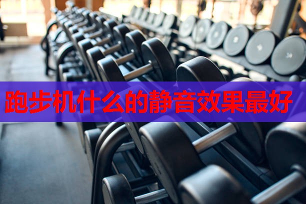 跑步机什么的静音效果最好 跑步机什么的静音效果最好