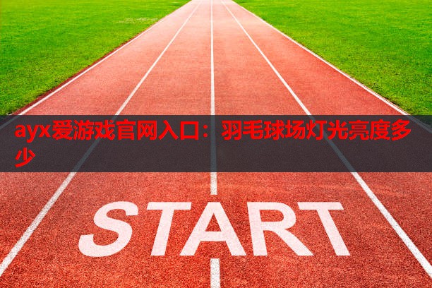羽毛球场灯光亮度多少 羽毛球场灯光亮度多少