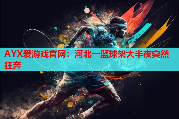 河北一篮球架大半夜突然狂奔 河北一篮球架大半夜突然狂奔